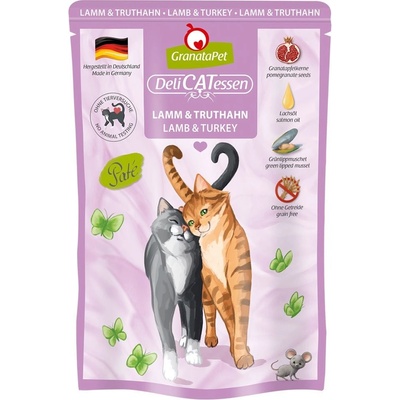 GranataPet Delicatessen jehněčí a krocan 6 x 85 g