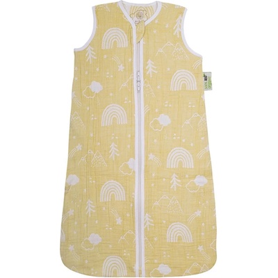 Bio Baby Бебешко спално чувалче Bio Baby - 0-9 месеца, жълто (97223603)