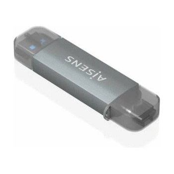 AISENS Външен четец за карти Aisens ASCR-2AC08-GR Сив