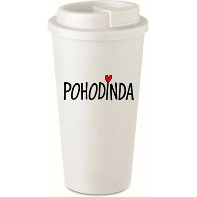 Giftie Pohodinda bílý termohrnek 475 ml