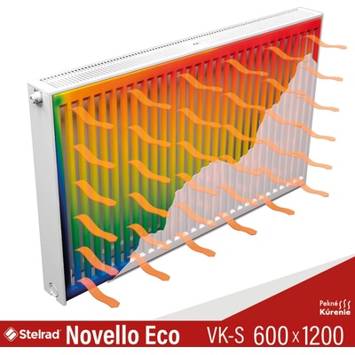 Stelrad Novello ECO 33VKS ľavý 600 mm x 1200 mm