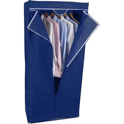 ALPINA Textilná šatníková skriňa 75x50x160cm tmavo modrá ED-208328