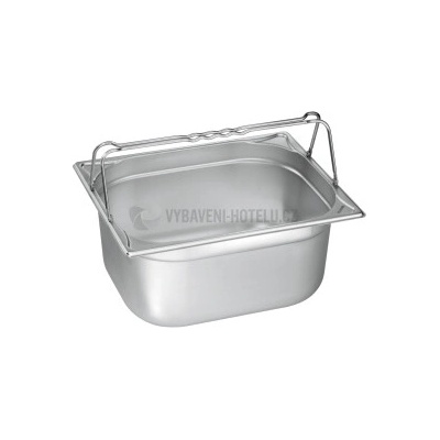 Gastronádoba nerezová GN 1/2 plná s uchy 32,5 x 26,5 x 15 cm, 0,9 kg 3153315