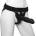 Doc Johnson Body Extensions Be Risqué Hollow Silicone Strap-On Set with Rechargable Vibrating Harness