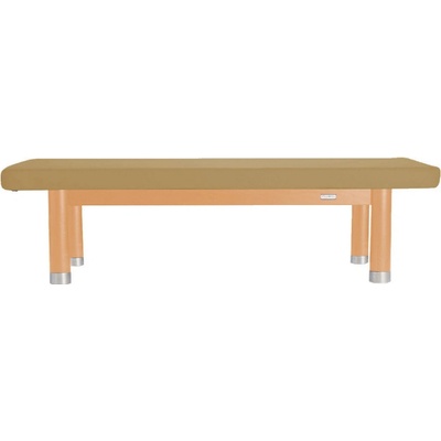 Clap Tzu Luxusní thajské masážní lehátko AMBRA Thai Barva čalounění: PU béžová (dune) Doplňky: bez doplňků Barva konstrukce: olejovaný buk 202 x 115 cm 60 kg 13 barev