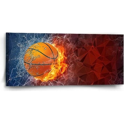 Sablio Obraz Basketbalový míč - 110x50 cm