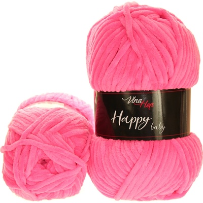Vlna Hep Happy Baby 41121 neonově růžová