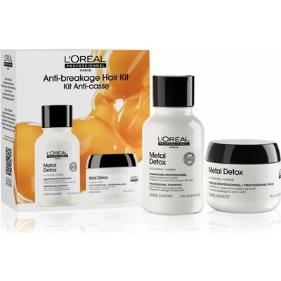 L’Oréal Professionnel Serie Expert L’Oréal Professionnel Serie Expert Metal Detox hloubkově čisticí šampon pro barvené a poškozené vlasy 100 ml + L’Oréal Professionnel Serie Expert Metal Detox hloubko