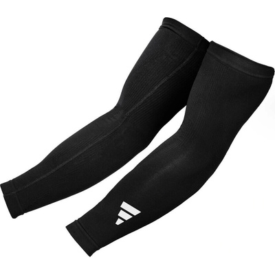 adidas COMPRESSION ARM SLEEVES Černá Stříbrná