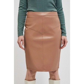 Moodo Кафяв дамски кожен панталон Moodo Moodo | Kafyav | ЖЕНИ | XS