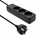 ProXtend Danish Power Strip 3-way 4M EDB Plug Black