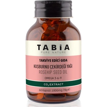 Tabia Масло от семена на шипка 1000 mg (източник на омега 3-6-9) 60 софтгел капсули | Tabia (361105 TABIA)