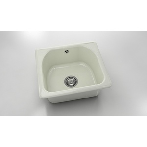FAT Mивка Classic 207, Polymer marble, 02 Полярен гранит, с включен сифон Мивка за вграждане