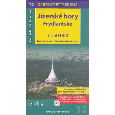 Jizerské hory Frýdlantsko 1:50 000 turistická