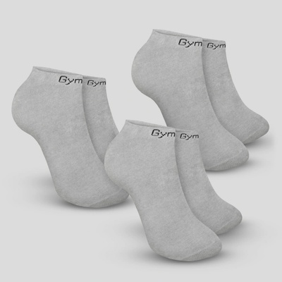 GymBeam ponožky Ankle Socks 3Pack Grey