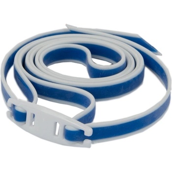 Image 1 of FINIS smart goggle replacement strap синьо/бял