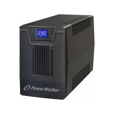 PowerWalker UPS, PowerWalker, 1500VA/900W, Батерия 2x 9Ah/12V, LCD, Черен