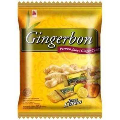 Natural Jihlava Zázvorové bonbony s medem a citronem 125 g