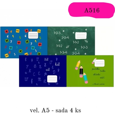 Obaly na sešity A5 A516