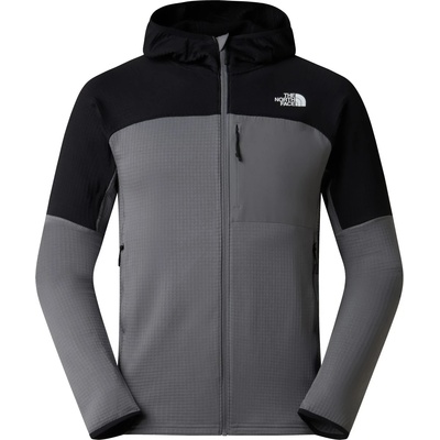 The North Face Мъжко поларено яке The North Face Polartec Powergrid Stormgap Hoodie Fleece jacket - Smoked Pearl / Black - размер XXL (005-7060-0315)