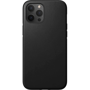 Nomad Leather Rugged Case - кожен (естествена кожа) кейс за iPhone 12 Pro Max (черен)