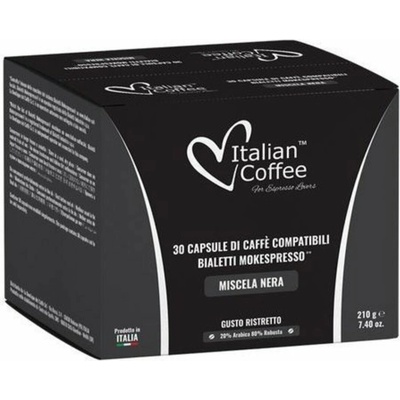 Italian coffee miscela nera kapsule 30 ks