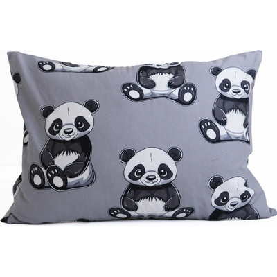 MKLozkoviny.sk bavlna Renforcé Panda 50 x 70 cm