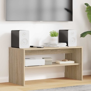 vidaXL ТВ шкаф 80 x 35 x 40 см Сонома дъб Инженерна дървесина (8000302)