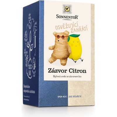 Sonnentor Zázvor Citron bio 6 x 18 x 1,8 g