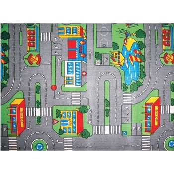 Spoltex Detský koberec Playground šedý
