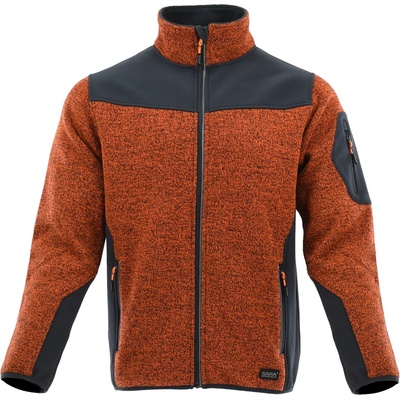 Sara Workwear Kombinovaná mikina COMFORT PLUS oranžová grafitová