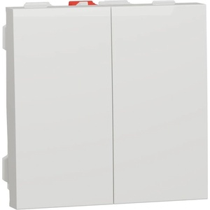 Schneider Electric SE Сериен ключ 2 мод. цвят Бял Unica - NU321118 (NU321118)