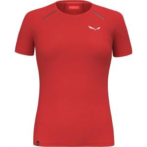Salewa Дамска тениска Salewa Women's Pedroc Dry Hybrid T-Shirt Sport shirt - Flame - размер 34 (EU) (916-0002-0112)