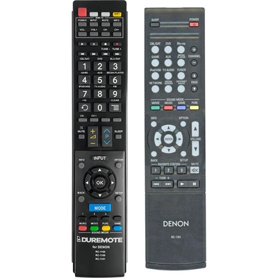 GENERAL Denon rc-1181 + управление на телевизор (мини телевизор) - дистанционно управление дубликат (rc-1181 + управление на телевизор (мини телевизор))