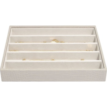 Stackers Ковчеже за бижута Stackers Croc петкамерна cлassic сивкаво (74352)