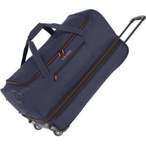 Travelite Basics Wheeled duffle L Navy/orange