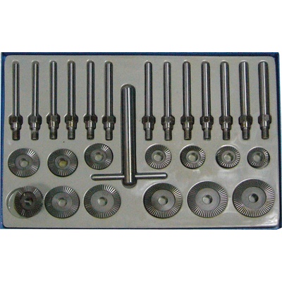 BGS Technic BGS 1970 Ventilové frézy průměr 30 ÷ 60 mm, 45° a 90° Sada 27 dílů 1970