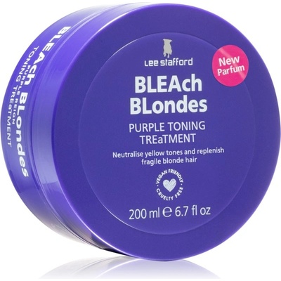 Lee Stafford Bleach Blondes Purple Reign maska s fialovým pigmentem 200 ml