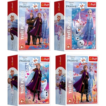 Trefl Мини пъзел Trefl от 54 части - В света на Анна и Елза, асортимент (54173)
