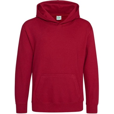 Just Hoods Detská mikina s kapucňou JH001J Red Hot Chilli