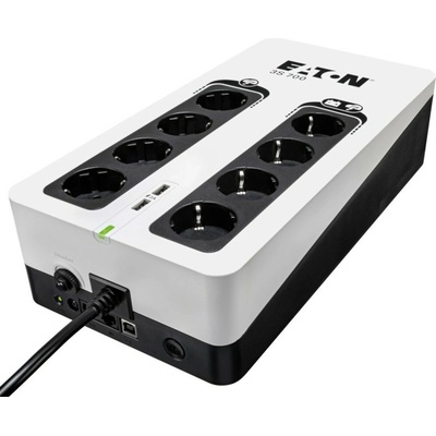 Eaton UPS Eaton 3S 700 DIN, 700VA/420W, Off Line, 4x outlets with surge protection, 2x USB А, 1x USB B (3S700D)