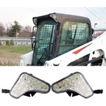  Комплект Лед Диодни Фарове Led Халогени OSRAM LEDs 188мм/174мм/150мм 90W Подходящи За Мини Багер Bobcat