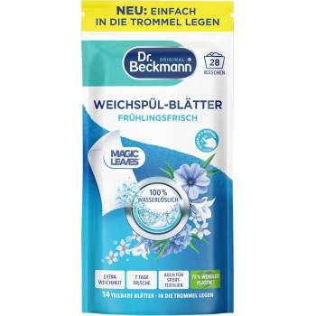 Dr. beckmann омекотител за пране на ленти, 14 броя, 28 пранета, Пролетна свежест