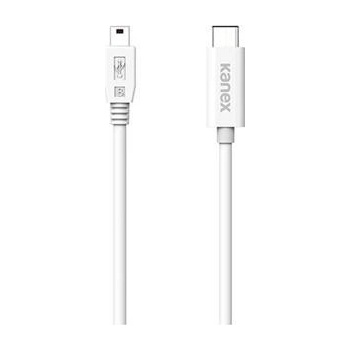 Kanex KANKUCMN111M USB-C to Mini USB 2.0, 1,2m, bílý