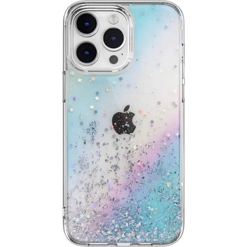 SwitchEasy Starfield Galaxy Case - дизайнерски хибриден удароустойчив кейс за iPhone 14 Pro Max (прозрачен)