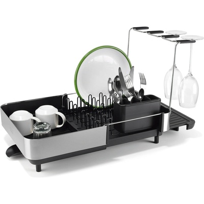 JOSEPH JOSEPH Roztažitelný odkapávač Extend Steel Plus 6500040, Black