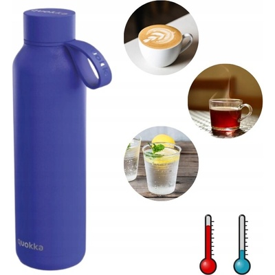 Quokka termoska Solid 630 ml modrá vícebarevná