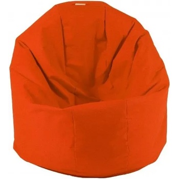 Image 1 of Pufrelax Пуф за деца, 210л. , Relaxo - Panama Neon Orange, Водоустойчив, Перящ се калъф, Пълнеж от полистиролни перли