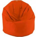 Pufrelax Пуф за деца, 210л. , Relaxo - Panama Neon Orange, Водоустойчив, Перящ се калъф, Пълнеж от полистиролни перли