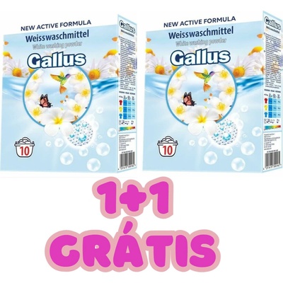 Gallus White prací prášok 2 x 650 g